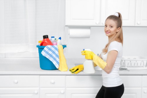 Removing stains from a carpet in Clapham