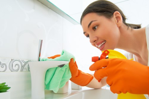 Specialist post-build cleaning in Clapham for polished interior surfaces
